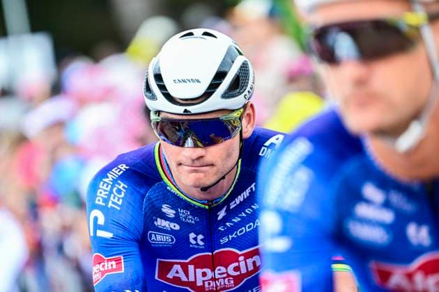 Tour de France 2026 Stage 11 NEVERS, FRANCE - JULY 15 : Van Der Poel Mathieu (NED) of Alpecin - Premier Tech before the start of the race during stage 11 of the 113rd edition of Tour de France an UCI World Tour 2.UWT cycling road race stage for Men Elite of 161 km with start in Vichy and finish in Nevers on July 15, 2026 in Nevers, France, 15 07 2026 Nevers France  Copyright: xPeterxDexVoechtx