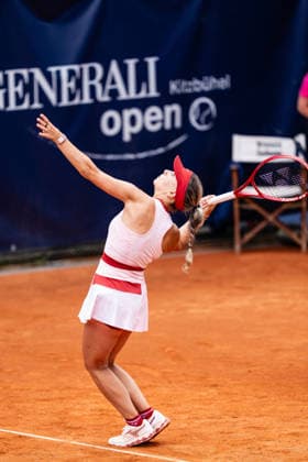 TENNIS - WTA, Tennis Damen Generali Open Ladies Kitzbuehel KITZBUEHEL,AUSTRIA,15.JUL.26 - TENNIS - WTA Tour, Generali Open Ladies Kitzbuehel. Image shows Dalila Jakupovic (SLO).  GEPAxpictures xJulioxArellano