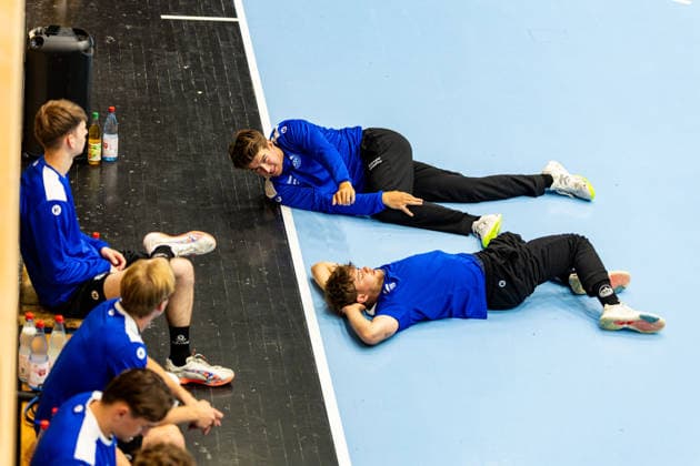 15.07.2026, GER, Handball, Maenner, Saison 26 27, Opel 1.Handballbundesligal, ThSV Eisenach Trainingsauftakt Mats Gruppe (ThSV Eisenach, 25), David More (ThSV Eisenach,15) 99817 Eisenach Werner-Assmann-Halle Am Sportp Thueringen Deutschland *** July 15, 2026, GER, Handball, Men, Season 26–27, Opel 1 Handball Bundesliga, ThSV Eisenach Training Kickoff Mats Group ThSV Eisenach, 25, David More ThSV Eisenach, 15 99817 Eisenach Werner Assmann Hall at the Sportpark Thuringia Germany