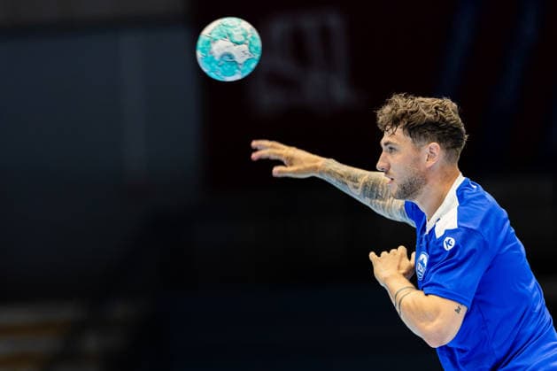 15.07.2026, GER, Handball, Maenner, Saison 26 27, Opel 1.Handballbundesligal, ThSV Eisenach Trainingsauftakt Justin Kurch (ThSV Eisenach,52) 99817 Eisenach Werner-Assmann-Halle Am Sportp Thueringen Deutschland *** July 15, 2026, GER, Handball, Men, 2026–2027 Season, Opel 1 Handball Bundesliga, ThSV Eisenach Season Opener: Justin Kurch, ThSV Eisenach, 52 99817 Eisenach, Werner Assmann Hall, Am Sportpark, Thuringia, Germany