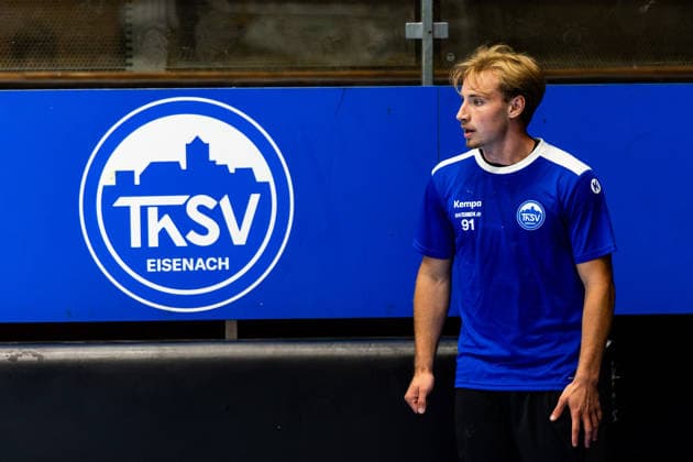 15.07.2026, GER, Handball, Maenner, Saison 26 27, Opel 1.Handballbundesligal, ThSV Eisenach Trainingsauftakt Felix Montebovi (ThSV Eisenach,91) 99817 Eisenach Werner-Assmann-Halle Am Sportp Thueringen Deutschland *** July 15, 2026, GER, Handball, Men, Season 26–27, Opel 1 Handball Bundesliga, ThSV Eisenach Starts Training with Felix Montebovi, ThSV Eisenach, 91 99817 Eisenach, Werner Assmann Hall, Am Sportpark, Thuringia, Germany