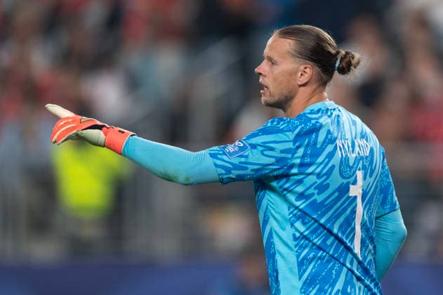 Norway v Senegal: Group I - FIFA World Cup, WM, Weltmeisterschaft, Fussball 2026 EAST RUTHERFORD, NEW JERSEY - JUNE 22: Goalkeeper Orjan Nyland of Norway during the FIFA World Cup 2026 Group I match between Norway and Senegal at New York New Jersey Stadium on June 22, 2026 in East Rutherford, United States. ***Local Caption*** Orjan Nyland East Rutherford New York New Jersey Stadium New Jersey United States Copyright: xVisionhausx 776447882