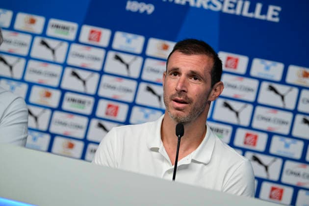 FOOTBALL : ConfÃ rence de prÃ sentation GrÃ gory Lorenzi & Bruno Genesio - 15 07 2026 GrÃ gory Lorenzi (Sports director OM) MarseilleFrance  Copyright: xWilliamxCannarellax