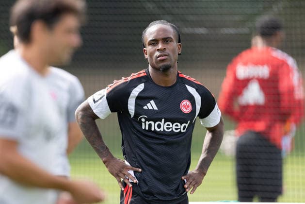 Training Eintracht Frankfurt Noel Futkeu (Eintracht Frankfurt). Training von Eintracht Frankfurt am 15. Juli 2026 im Deutsche Bank Park in Frankfurt am Main., Frankfurt am Main Hessen Deutschland Deutsche Bank Park *** Training: Eintracht Frankfurt, Noel Futkeu, Eintracht Frankfurt training session held by Eintracht Frankfurt on July 15, 2026, at Deutsche Bank Park in Frankfurt am Main, Frankfurt am Main, Hesse, Germany, Deutsche Bank Park