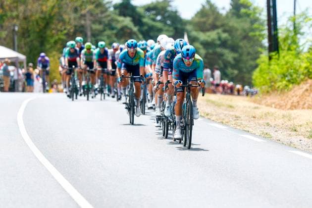 Tour de France 2026 Stage 11 NEVERS, FRANCE - JULY 15 : Tejada Harold (COL) of XDS Astana Team leading the peloton during stage 11 of the 113rd edition of Tour de France an UCI World Tour 2.UWT cycling road race stage for Men Elite of 161 km with start in Vichy and finish in Nevers on July 15, 2026 in Nevers, France, 15 07 2026 Nevers France  Copyright: xLucaxBettinix
