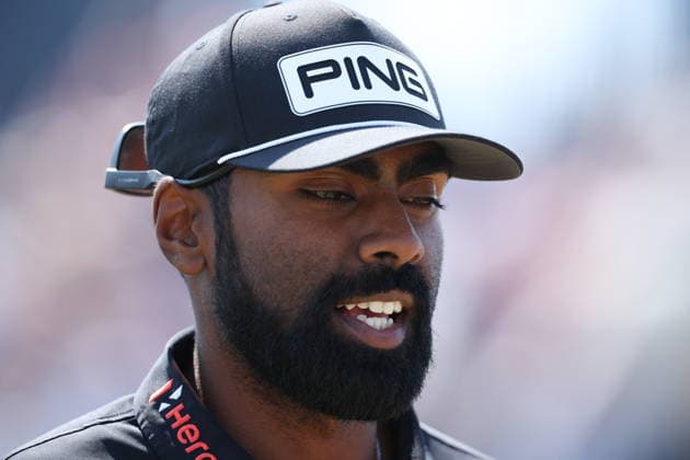 154th Open Golf Championships - Practice Day Sahith Theegala of the USA walks off the 1st tee during practice day at the British Open Golf Championships at Royal Birkdale in Southport, Britain, 15 July 2026. SOUTHPORT United Kingdom  Copyright: xADAMxVAUGHANx
