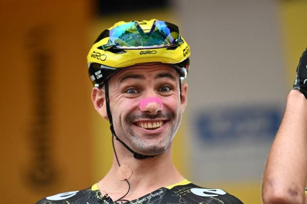Tour de France 2026 Stage 11 NEVERS, FRANCE - JULY 15 : Campenaerts Victor (BEL) of Team Visma Lease a Bike on the podium before the start of race during stage 11 of the 113rd edition of Tour de France an UCI World Tour 2.UWT cycling road race stage for Men Elite of 161 km with start in Vichy and finish in Nevers on July 15, 2026 in Nevers, France, 15 07 2026 Nevers France  Copyright: xGarnierxEtiennex