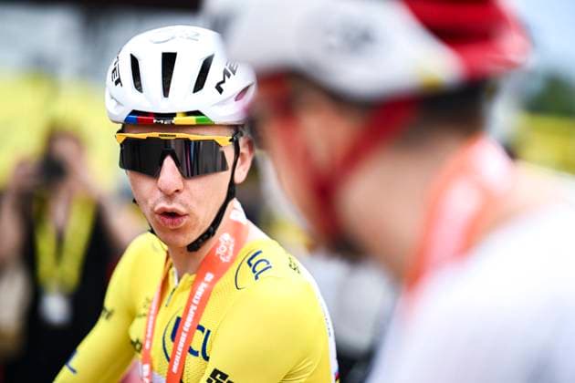 Tour de France 2026 Stage 11 NEVERS, FRANCE - JULY 15 : Pogacar Tadej (SLO) of UAE Team Emirates XRG before the start of the race during stage 11 of the 113rd edition of Tour de France an UCI World Tour 2.UWT cycling road race stage for Men Elite of 161 km with start in Vichy and finish in Nevers on July 15, 2026 in Nevers, France, 15 07 2026 Nevers France  Copyright: xGarnierxEtiennex