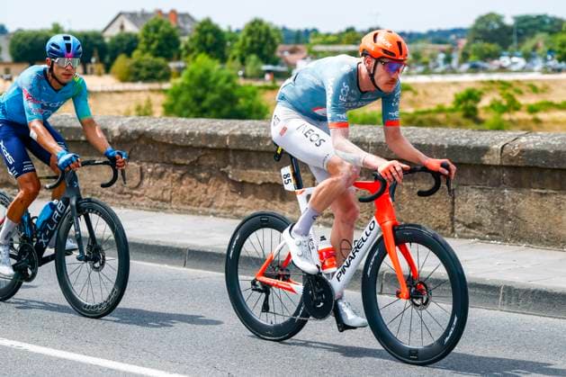 Tour de France 2026 Stage 11 NEVERS, FRANCE - JULY 15 : Godon Dorian (FRA) of Netcompany INEOS in action during stage 11 of the 113rd edition of Tour de France an UCI World Tour 2.UWT cycling road race stage for Men Elite of 161 km with start in Vichy and finish in Nevers on July 15, 2026 in Nevers, France, 15 07 2026 Nevers France  Copyright: xLucaxBettinix