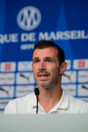 FOOTBALL : ConfÃ rence de prÃ sentation GrÃ gory Lorenzi & Bruno Genesio - 15 07 2026 GrÃ gory Lorenzi (Sports director OM) MarseilleFrance  Copyright: xWilliamxCannarellax
