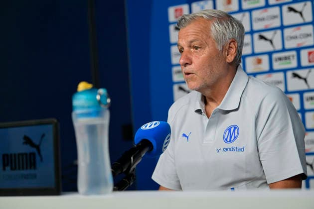 FOOTBALL : ConfÃ rence de prÃ sentation GrÃ gory Lorenzi & Bruno Genesio - 15 07 2026 Bruno Genesio (Coach OM) MarseilleFrance  Copyright: xWilliamxCannarellax