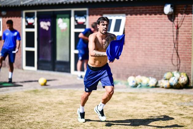 Gent s Filipe Alves Tiago pictured during a teambuilding activity at the summer training camp of Belgian first division soccer team KAA Gent in De Lutte, Losser, the Netherlands on Wednesday 15 July 2026, to prepare for the upcoming 2026-2027 season. TOM GOYVAERTS TomxGoyvaerts  x181186064x
