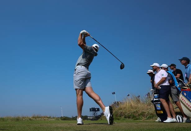 154th Open Golf Championships - Practice Day Rory McIlroy of Northern Ireland in action on the 10th tee during practice day at the British Open Golf Championships at Royal Birkdale in Southport, Britain, 15 July 2026. SOUTHPORT United Kingdom  Copyright: xADAMxVAUGHANx