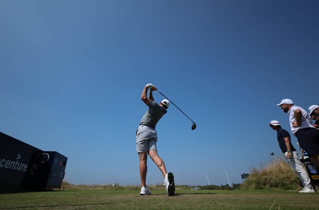 154th Open Golf Championships - Practice Day Rory McIlroy of Northern Ireland in action on the 10th tee during practice day at the British Open Golf Championships at Royal Birkdale in Southport, Britain, 15 July 2026. SOUTHPORT United Kingdom  Copyright: xADAMxVAUGHANx