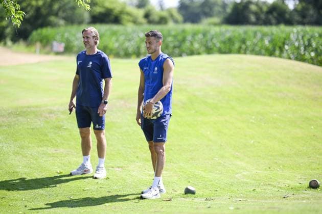 Gent s Laszlo Benes pictured during a teambuilding activity at the summer training camp of Belgian first division soccer team KAA Gent in De Lutte, Losser, the Netherlands on Wednesday 15 July 2026, to prepare for the upcoming 2026-2027 season. TOM GOYVAERTS TomxGoyvaerts  x181187498x