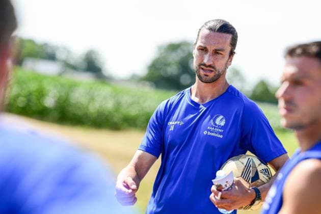 Gent s Christian Burgess pictured during a teambuilding activity at the summer training camp of Belgian first division soccer team KAA Gent in De Lutte, Losser, the Netherlands on Wednesday 15 July 2026, to prepare for the upcoming 2026-2027 season. TOM GOYVAERTS TomxGoyvaerts  x181187551x