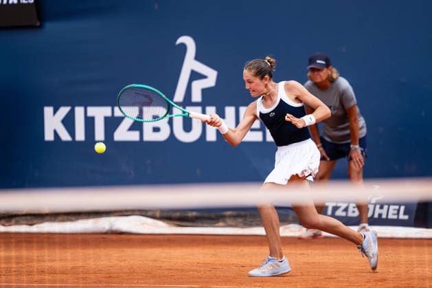 TENNIS - WTA, Tennis Damen Generali Open Ladies Kitzbuehel KITZBUEHEL,AUSTRIA,15.JUL.26 - TENNIS - WTA Tour, Generali Open Ladies Kitzbuehel. Image shows Erika Andreeva (RUS).  GEPAxpictures xJulioxArellano