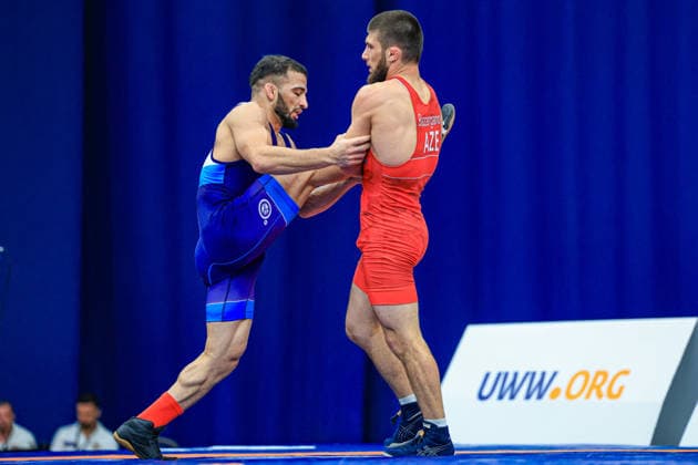 Wrestling Ranking Series Polyak & Janos & Istvan Memorial 57kg FS - Aman Aman (IND) df. Islam Bazarganov (AZE) *** Wrestling Ranking Series: Janos Istvan Polyak Memorial, 57 kg Freestyle: Aman Aman (IND) defeated Islam Bazarganov (AZE) Copyright: xUnitedxWorldxWrestlingx xAmirrezx United World Wrestling Kadir C