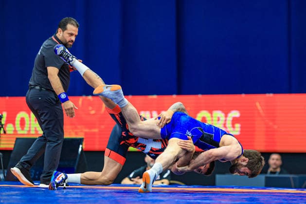 Wrestling Ranking Series Polyak & Janos & Istvan Memorial 61kg FS - Giorgi Goniashvili (GEO) df. Zelimkhan Abakarov (ALB) *** Wrestling Ranking Series: Janos Istvan Polyak Memorial, 61 kg Freestyle: Giorgi Goniashvili (GEO) def. Zelimkhan Abakarov (ALB) Copyright: xUnitedxWorldxWrestlingx xAmirrezx United World Wrestling Kadir C