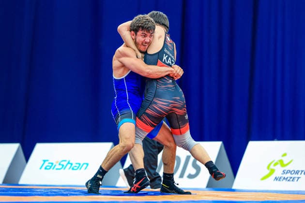 Wrestling Ranking Series Polyak & Janos & Istvan Memorial 61kg FS - Tolga Ozbek (TUR) df. Adilet Almukhamedov (KAZ) *** Wrestling Ranking Series: Janos Istvan Polyak Memorial, 61 kg Freestyle: Tolga Ozbek (TUR) defeated Adilet Almukhamedov (KAZ) Copyright: xUnitedxWorldxWrestlingx xAmirrezx United World Wrestling Kadir C