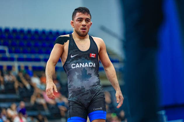 Wrestling Ranking Series Polyak & Janos & Istvan Memorial 65kg FS - Peiman Bioukagha Biabani (CAN) *** Wrestling Ranking Series: Janos Istvan Polyak Memorial, 65 kg Freestyle: Peiman Bioukagha Biabani (CAN) Copyright: xUnitedxWorldxWrestlingx xAmirrezx United World Wrestling Kadir C