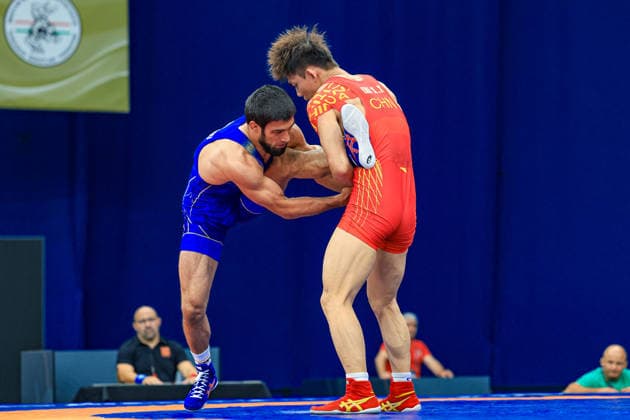 Wrestling Ranking Series Polyak & Janos & Istvan Memorial 65kg FS - Shamil Alievich Mamedov (BUL) df. Xuexian Ou (CHN) *** Wrestling Ranking Series: Janos Istvan Polyak Memorial, 65 kg Freestyle: Shamil Alievich Mamedov (BUL) def. Xuexian Ou (CHN) Copyright: xUnitedxWorldxWrestlingx xAmirrezx United World Wrestling Kadir C