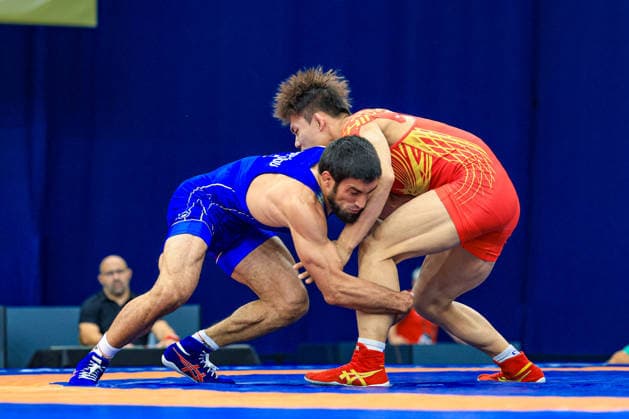 Wrestling Ranking Series Polyak & Janos & Istvan Memorial 65kg FS - Shamil Alievich Mamedov (BUL) df. Xuexian Ou (CHN) *** Wrestling Ranking Series: Janos Istvan Polyak Memorial, 65 kg Freestyle: Shamil Alievich Mamedov (BUL) def. Xuexian Ou (CHN) Copyright: xUnitedxWorldxWrestlingx xAmirrezx United World Wrestling Kadir C