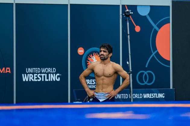 Wrestling Ranking Series Polyak & Janos & Istvan Memorial 57kg FS - Aman Aman (IND) *** Wrestling Ranking Series: Janos Istvan Polyak Memorial, 57 kg Freestyle, Aman Aman (IND) Copyright: xUnitedxWorldxWrestlingx xAmirrezx United World Wrestling Kadir C
