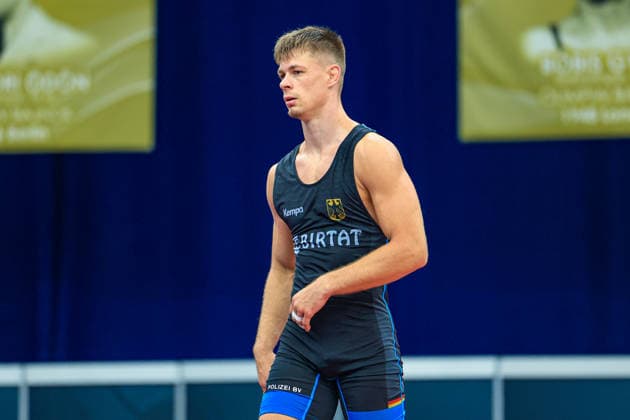 Wrestling Ranking Series Polyak & Janos & Istvan Memorial 65kg FS - Nico Megerle (GER) *** Wrestling Ranking Series: Janos Istvan Polyak Memorial, 65 kg Freestyle – Nico Megerle (GER) Copyright: xUnitedxWorldxWrestlingx xAmirrezx United World Wrestling Kadir C