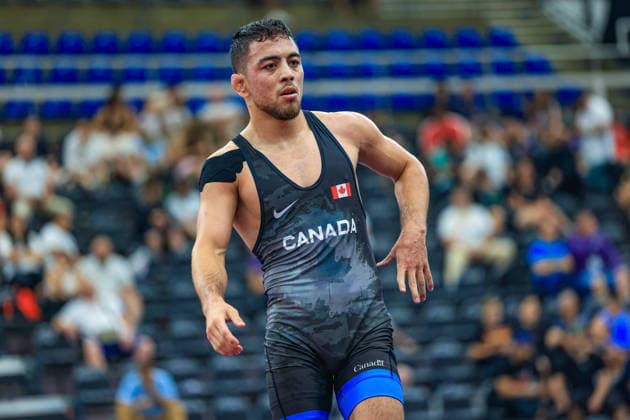 Wrestling Ranking Series Polyak & Janos & Istvan Memorial 65kg FS - Peiman Bioukagha Biabani (CAN) *** Wrestling Ranking Series: Janos Istvan Polyak Memorial, 65 kg Freestyle: Peiman Bioukagha Biabani (CAN) Copyright: xUnitedxWorldxWrestlingx xAmirrezx United World Wrestling Kadir C