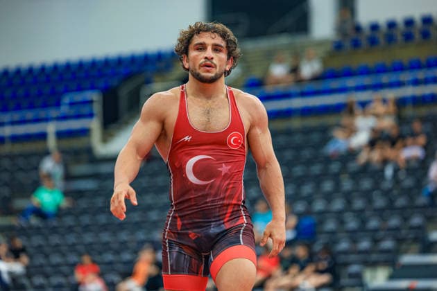 Wrestling Ranking Series Polyak & Janos & Istvan Memorial 70kg FS - Ahmet Duman (TUR) *** Wrestling Ranking Series: Janos Istvan Polyak Memorial, 70 kg Freestyle – Ahmet Duman (TUR) Copyright: xUnitedxWorldxWrestlingx xAmirrezx United World Wrestling Kadir C