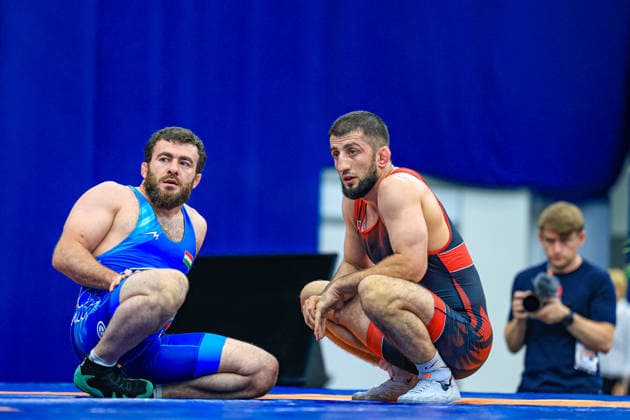 Wrestling Ranking Series Polyak & Janos & Istvan Memorial 70kg FS - Iszmail Muszukajev (HUN) df. Islam Dudaev (ALB) *** Wrestling Ranking Series: Janos Istvan Polyak Memorial, 70 kg Freestyle: Iszmail Muszukajev (HUN) def. Islam Dudaev (ALB) Copyright: xUnitedxWorldxWrestlingx xAmirrezx United World Wrestling Kadir C