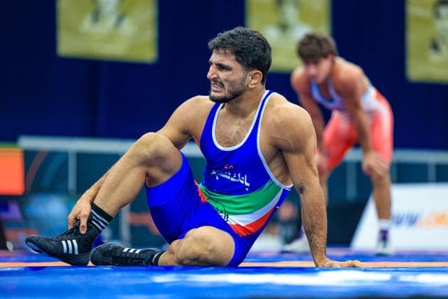 Wrestling Ranking Series Polyak & Janos & Istvan Memorial 70kg FS - Ridge Thomas Lovett (USA) df. Ebrahim Esmaeil Elahichouran (IRI) *** Wrestling Ranking Series: Janos Istvan Polyak Memorial, 70 kg Freestyle: Thomas Lovett (USA) def. Ebrahim Esmaeil Elahichouran (IRI) Copyright: xUnitedxWorldxWrestlingx xAmirrezx United World Wrestling Kadir C