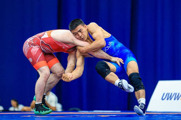 Wrestling Ranking Series Polyak & Janos & Istvan Memorial 70kg FS - Tulga Tumur Ochir (MGL) df. Iszmail Muszukajev (HUN) *** Wrestling Ranking Series: Janos Istvan Polyak Memorial, 70 kg Freestyle: Tulga Tumur Ochir (MGL) def. Iszmail Muszukajev (HUN) Copyright: xUnitedxWorldxWrestlingx xAmirrezx United World Wrestling Kadir C
