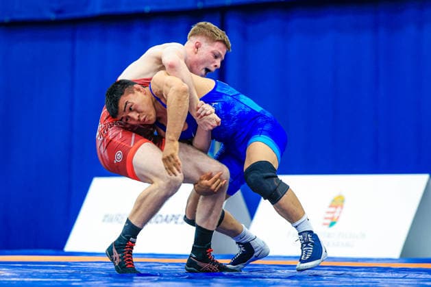 Wrestling Ranking Series Polyak & Janos & Istvan Memorial 70kg FS - Tulga Tumur Ochir (MGL) df. Marton Varga (HUN) *** Wrestling Ranking Series: Janos Istvan Polyak Memorial, 70 kg Freestyle: Tulga Tumur Ochir (MGL) def. Marton Varga (HUN) Copyright: xUnitedxWorldxWrestlingx xAmirrezx United World Wrestling Kadir C