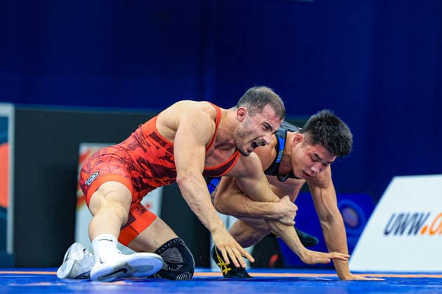 Wrestling Ranking Series Polyak & Janos & Istvan Memorial 74kg FS - Feng Lu (CHN) df. Farhad Jafar Nourikhorjestan (UWW) *** Wrestling Ranking Series: Janos Istvan Polyak Memorial, 74 kg Freestyle: Feng Lu (CHN) def. Farhad Jafar Nourikhorjestan (UWW) Copyright: xUnitedxWorldxWrestlingx xAmirrezx United World Wrestling Kadir C
