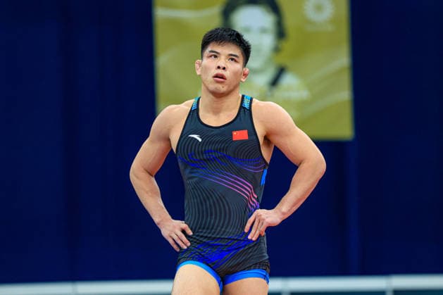Wrestling Ranking Series Polyak & Janos & Istvan Memorial 74kg FS - Feng Lu (CHN) *** Wrestling Ranking Series: Janos Istvan Polyak Memorial, 74 kg Freestyle: Feng Lu (CHN) Copyright: xUnitedxWorldxWrestlingx xAmirrezx United World Wrestling Kadir C