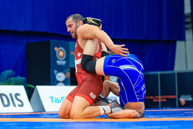 Wrestling Ranking Series Polyak & Janos & Istvan Memorial 74kg FS - Muhammed Besir (TUR) df. Giorgi Elbakidze (GEO) *** Wrestling Ranking Series: Janos Istvan Polyak Memorial, 74 kg Freestyle: Muhammed Besir (TUR) defeated Giorgi Elbakidze (GEO) by fall Copyright: xUnitedxWorldxWrestlingx xAmirrezx United World Wrestling Kadir C