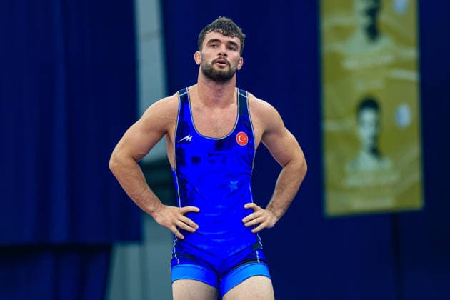 Wrestling Ranking Series Polyak & Janos & Istvan Memorial 86kg FS - Alperen Atar (TUR) *** Wrestling Ranking Series: Janos Istvan Polyak Memorial, 86 kg Freestyle: Alperen Atar (TUR) Copyright: xUnitedxWorldxWrestlingx xAmirrezx United World Wrestling Kadir C