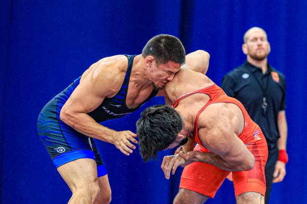 Wrestling Ranking Series Polyak & Janos & Istvan Memorial 86kg FS - Rakhim Magamadov (FRA) df. Bolat Sakayev (KAZ) *** Wrestling Ranking Series: Janos Istvan Polyak Memorial, 86 kg Freestyle: Rakhim Magamadov (FRA) defeated Bolat Sakayev (KAZ) Copyright: xUnitedxWorldxWrestlingx xAmirrezx United World Wrestling Kadir C