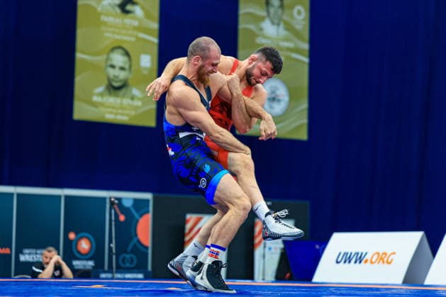 Wrestling Ranking Series Polyak & Janos & Istvan Memorial 86kg FS - Vladimeri Gamkrelidze (GEO) df. Tornike Samkharadze (GEO) *** Wrestling Ranking Series: Janos Istvan Polyak Memorial, 86 kg Freestyle: Vladimeri Gamkrelidze (GEO) def. Tornike Samkharadze (GEO) Copyright: xUnitedxWorldxWrestlingx xAmirrezx United World Wrestling Kadir C