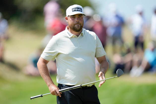 SOUTHPORT, ENGLAND - JULY 15: Dan Bradbury (ENG) on the 10th green during practice at the 154th Open Championship at the Royal Birkdale Golf Club, Southport on July 15, 2026 in Merseyside, England The 154th British Open Championship