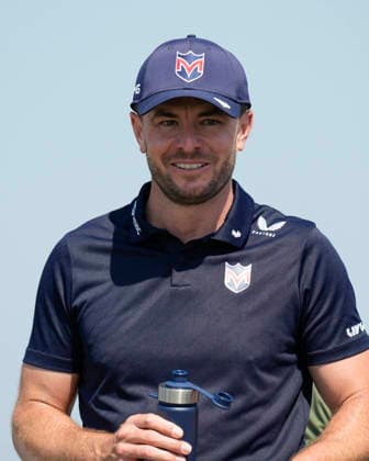 SOUTHPORT, ENGLAND - JULY 15: Laurie Canter (ENG) waits on the 11th tee during practice at the 154th Open Championship at the Royal Birkdale Golf Club, Southport on July 15, 2026 in Merseyside, England The 154th British Open Championship