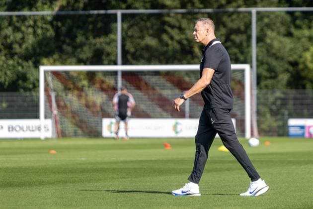 DIRKSHORN , 15-07-2026 , Sportpark Dirkshorn , season 2026 2027 , match between AZ and RSC Anderlecht , picture shows , AZ trainer coach Leroy Echteld AZ - Anderlecht (friendly)  x205042283x Copyright: