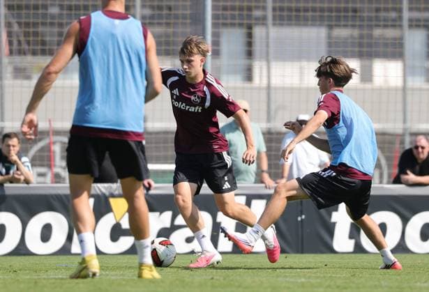 15.07.2026 - Fussball - 2. Fussball - Bundesliga - Saison 2026 2027 - 1. FC Nürnberg Nuernberg FCN ( Club ) - Training - Sportfoto Zink DaMa - xdaxmax - Sigurd Haugen ( 9, 1. FC Nürnberg FCN ) Marko Soldic (16, 1. FC Nürnberg FCN ) Marc Kornwachs (15, 1. FC Nürnberg FCN ) *** July 15, 2026 Soccer 2 Soccer Bundesliga 2026–2027 Season 1 FC Nuremberg Nuremberg FCN Club Training Sports Photo Zink DaMa xdaxmax Sigurd Haugen 9, 1 FC Nuremberg FCN Marko Soldic 16, 1 FC Nuremberg FCN Marc Kornwachs 15, 1 FC Nuremberg FCN