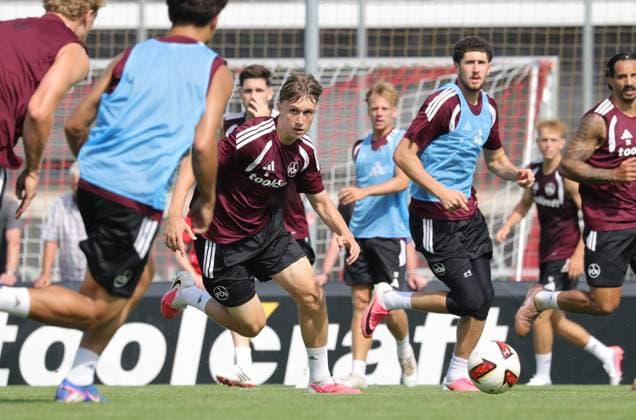 15.07.2026 - Fussball - 2. Fussball - Bundesliga - Saison 2026 2027 - 1. FC Nürnberg Nuernberg FCN ( Club ) - Training - Sportfoto Zink DaMa - xdaxmax - Marko Soldic (16, 1. FC Nürnberg FCN ) im Angriff *** July 15, 2026 Soccer 2 Bundesliga 2026–2027 Season 1. FC Nürnberg Nuremberg FCN Club Training Sports Photo Zink DaMa xdaxmax Marko Soldic 16, 1. FC Nürnberg FCN on the attack
