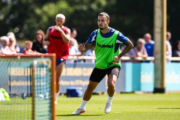 Falko Michel (1. FC Magdeburg,21) - 2. Fußball Bundesliga Saison 2026-2027 Training 1. FC Magdeburg an der Avnet Arena in Magdeburg - Fußball,Mann,Männer,Deutschland,15.07.2026 *** Falko Michel, 1. FC Magdeburg, 21, 2nd Bundesliga, 2026–2027 season, 1. FC Magdeburg training session at the Avnet Arena in Magdeburg, soccer, man, men, Germany, July 15, 2026