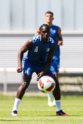 Richmond Tachie (1. FC Magdeburg,29) - 2. Fußball Bundesliga Saison 2026-2027 Training 1. FC Magdeburg an der Avnet Arena in Magdeburg - Fußball,Mann,Männer,Deutschland,15.07.2026 *** Richmond Tachie, 1. FC Magdeburg, 29, 2026–2027 Bundesliga Season, 1. FC Magdeburg training session at the Avnet Arena in Magdeburg, soccer, man, men, Germany, July 15, 2026
