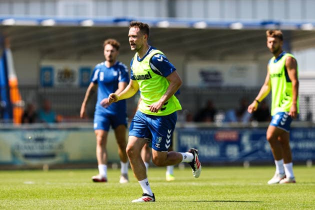 Paul Jaeckel (1. FC Magdeburg,6) - 2. Fußball Bundesliga Saison 2026-2027 Training 1. FC Magdeburg an der Avnet Arena in Magdeburg - Fußball,Mann,Männer,Deutschland,15.07.2026 *** Paul Jaeckel, 1. FC Magdeburg, 6 2, Bundesliga 2026–2027 season, 1. FC Magdeburg training at the Avnet Arena in Magdeburg, soccer, man, men, Germany, July 15, 2026