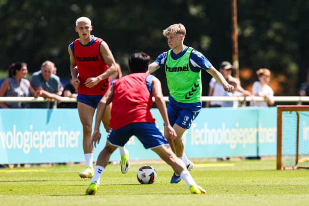 Leon Mergner (1.FC Magdeburg,33) - 2. Fußball Bundesliga Saison 2026-2027 Training 1. FC Magdeburg an der Avnet Arena in Magdeburg - Fußball,Mann,Männer,Deutschland,15.07.2026 *** Leon Mergner, 1. FC Magdeburg, 33, 2. Bundesliga, 2026–2027 season, 1. FC Magdeburg training session at the Avnet Arena in Magdeburg, soccer, man, men, Germany, July 15, 2026